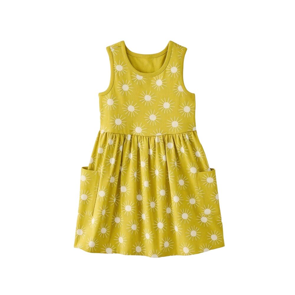 Hanna Andersson Sleeveless Playground Dress with Pockets Size 8 (130) NWT Cotton